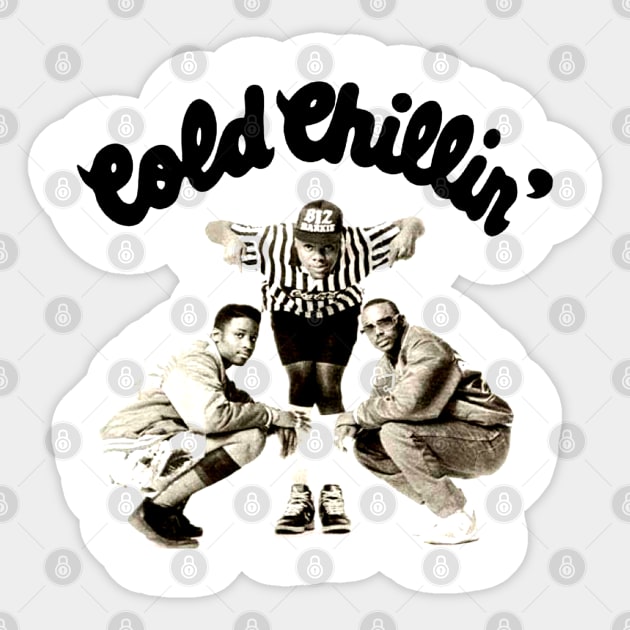 Cold Chillin Sticker by StrictlyDesigns